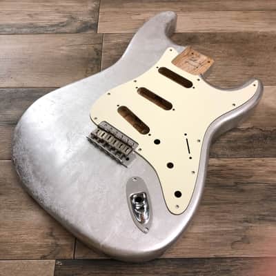 Made to Order - FRANCHIN Mercury guitar body Glossy METALLIC LEAF (Gold/Silver/Copper) Basswood Poplar Stratocaster-Strat-S-Style Made in Italy image 15