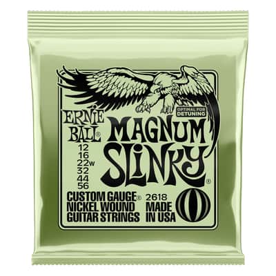 Ernie Ball Magnum Slinky 12-56 (Wound G) Electric Guitar Strings - 2618 image 2