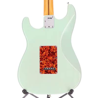 Fender Certified Pre-Owned American Professional II Stratocaster Thinline, Rosewood Fingerboard, Transparent Surf Green (P1) (23351) image 2