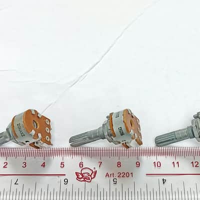 Made in Japan ALPS 50K 16mm stereo volume control potentiometer image 2