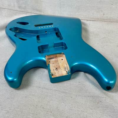 Stratocaster Body Lake Placid Blue Metallic Guitar SSS HSH HSS image 10