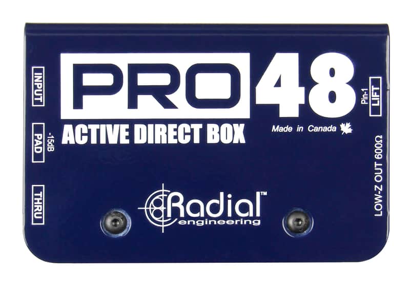 Radial Pro48 Active Direct Box 2015 - Blue image 1