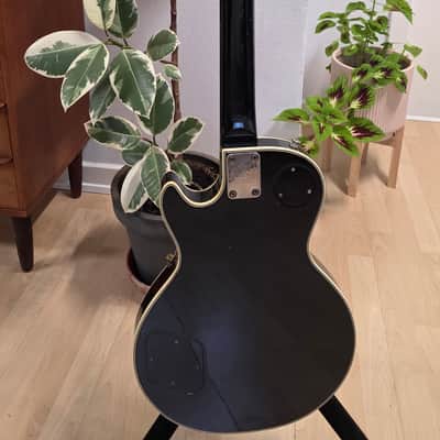 1969 Jedson Les Paul Standard David Gilmour Black Heavy Relic Aged Road Worn Vintage late 60s early 70s British UK brand Made in Japan MIJ MJ RARE Singlecut LP Artist Japanese Electric Guitar Open Book Headstock image 8
