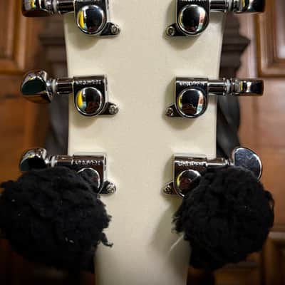 JHG James Hood Guitar SS-101 2017 - Pearl White Metallic image 22