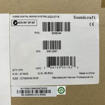 Soundcraft Vi2000 48/16 DIGITAL LIVE SOUND CONSOLE new TGHM image 3
