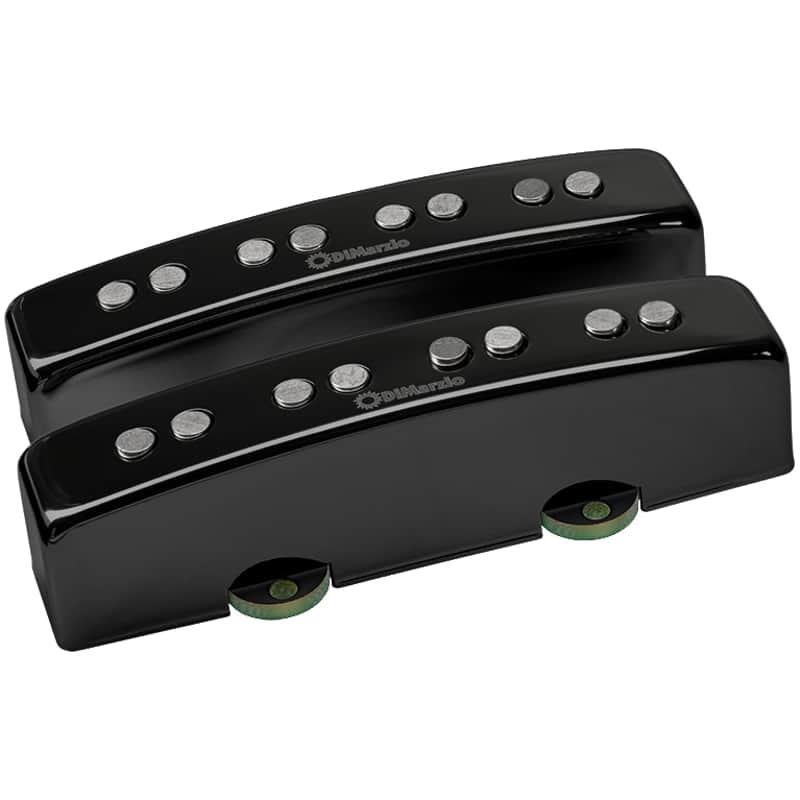 DiMarzio Sixties J Pair - Jazz Bass pickup set - gloss black image 1