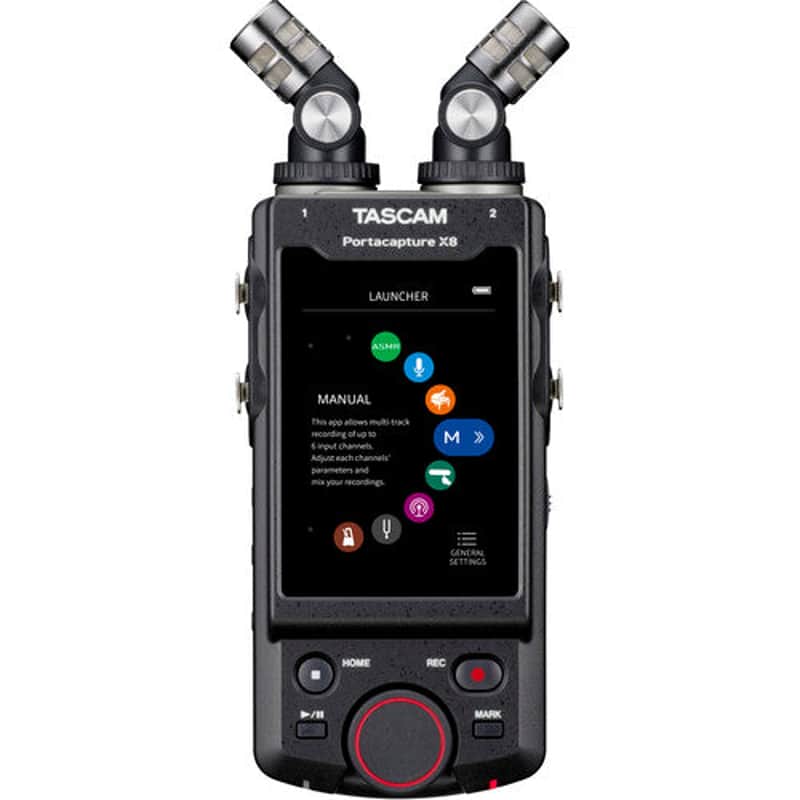 Tascam PORTACAPTURE-X8 6-Input / 6-Track Handheld Adaptive Multitrack Recorder image 1