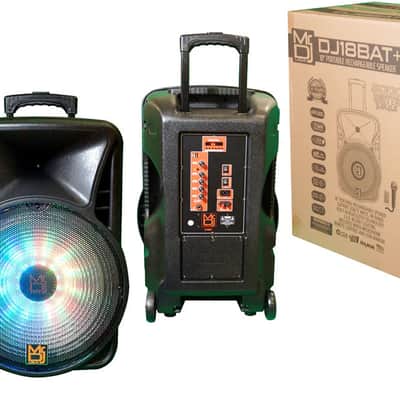 2 MR DJ USA DJ18BAT 18" 5000W Max Power Speaker with Built-In Bluetooth & Battery image 3