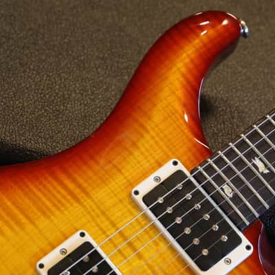 Minty! 2020 PRS Custom 24 Piezo Electric Guitar Sunburst + OHSC image 2