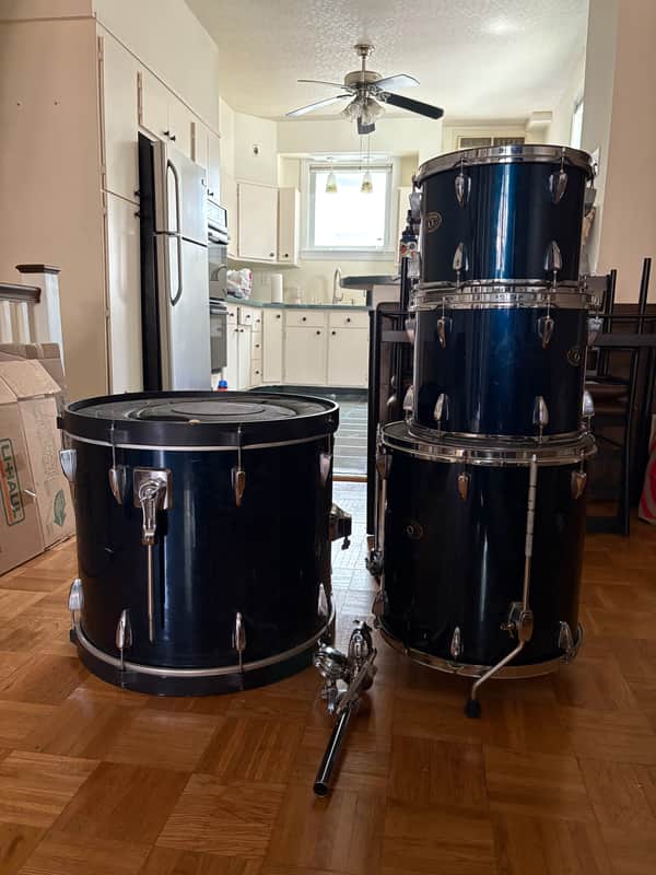Tama Imperialstar Shell Pack 12/13/16/22 - Mid-2000s - Midnight Blue image 1