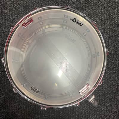 Ludwig Acrolite 6.5"x14" P86 throwoff snare drum - Aluminum image 3
