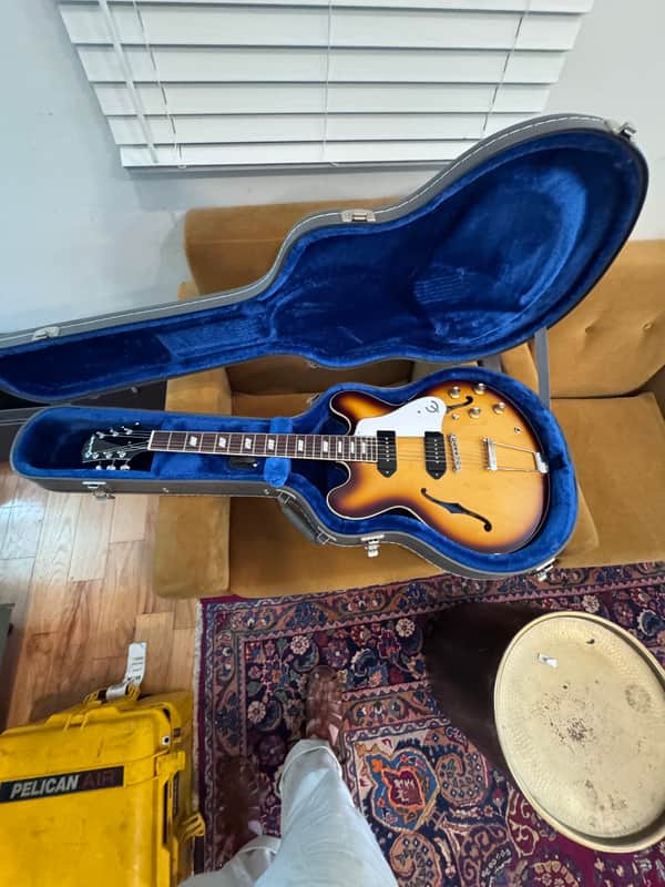 Epiphone USA Casino Hollowbody Electric Guitar - Vintage Burst image 1