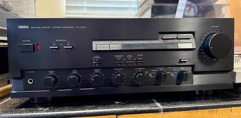Vintage YAMAHA AX-900U Integrated Natural Sound Amplifier; Tested SEE VIDEO
