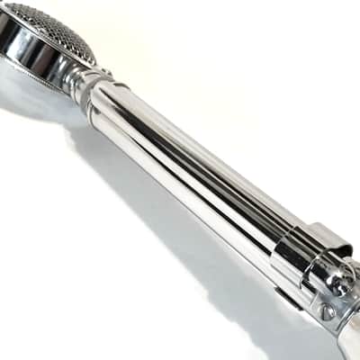 Beautiful Vintage 1970’s Astatic D-104 “Silver Eagle” Lollipop Microphone-Hot Amplified Crystal ! image 11