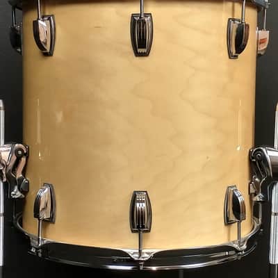Ludwig 18/12/14" VIDEO Classic Maple Jazzette Drum Set - Maple Gloss image 13