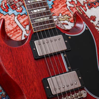 GIBSON USA Custom Shop 60th Anniversary '61 Les Paul SG Standard "Cherry Red + Rosewood" (2021) image 9