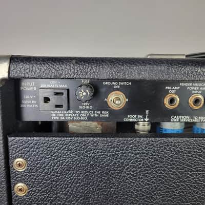 1983 Fender London Reverb 2-Channel 1x12" Solid State Combo - Black Local Pickup Only in Milwaukee, WI image 8