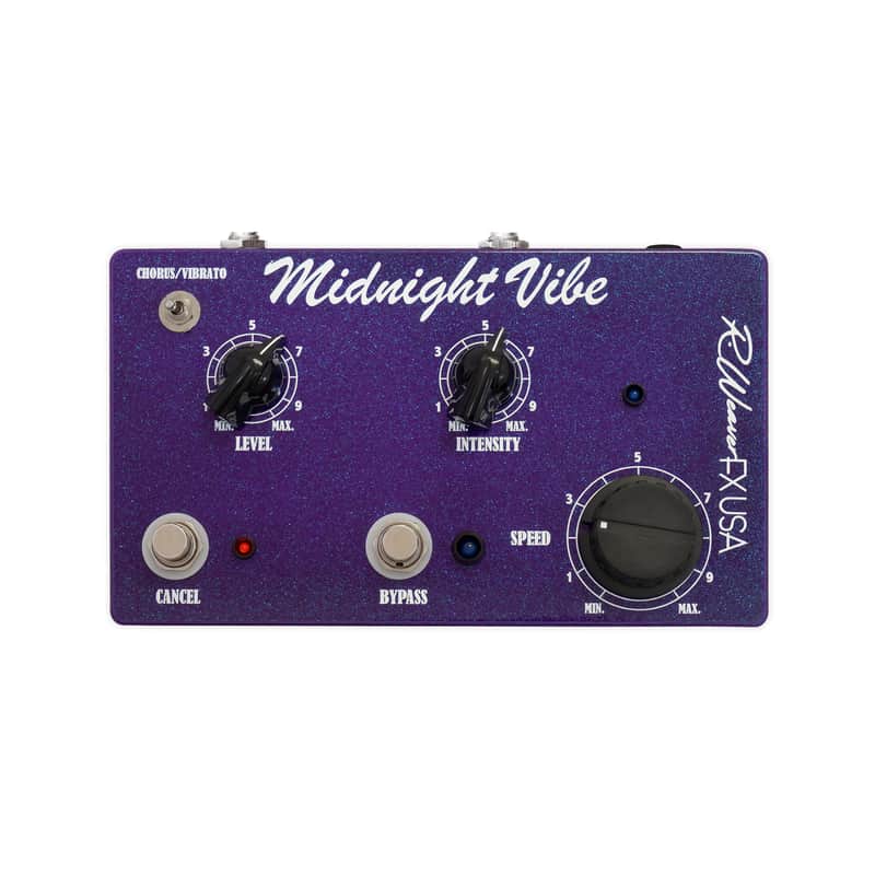 R Weaver FX Midnight Vibe V3 Uni-Vibe Pedal (Hybrid Spec) | Reverb