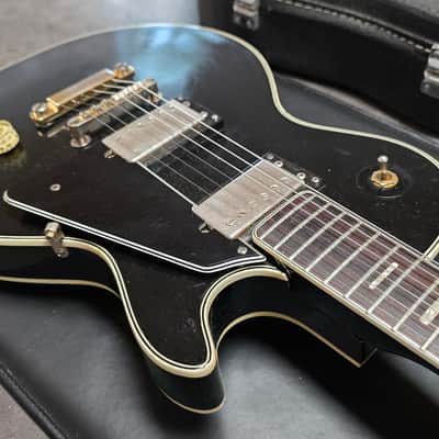 1969 Jedson Les Paul Standard David Gilmour Black Heavy Relic Aged Road Worn Vintage late 60s early 70s British UK brand Made in Japan MIJ MJ RARE Singlecut LP Artist Japanese Electric Guitar Open Book Headstock image 22