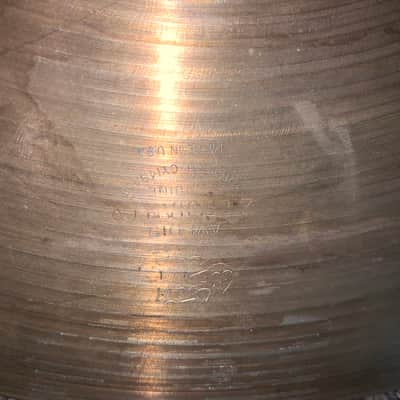 Vintage Zildjian 14"   Hi-Hat  Cymbals made in the usa image 2