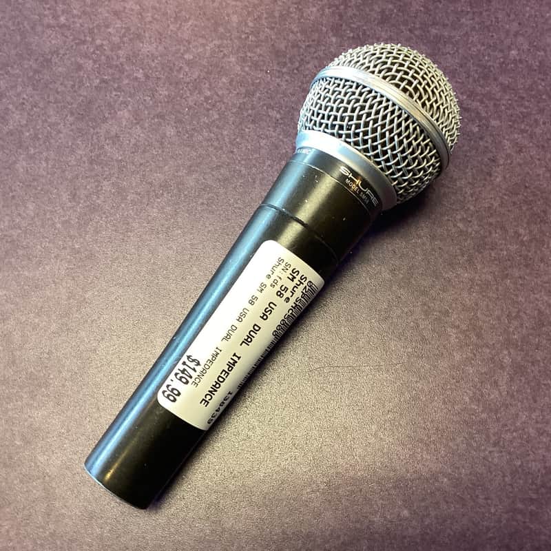 Shure SM58 USA Dual Impedance 50 &150 Ohm Microhone image 1