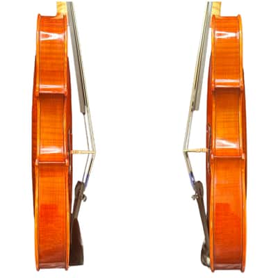 HandMade Violin Outfit 4/4-Italian Spruce,Flamed back, Vivid sound image 2
