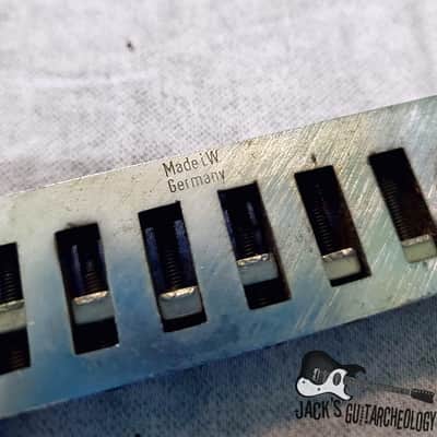Gibson "Harmonica" Schaller-made Tune-O-Matic Bridge for Marauder, L6S, S-1 (1970s, Chrome) image 9