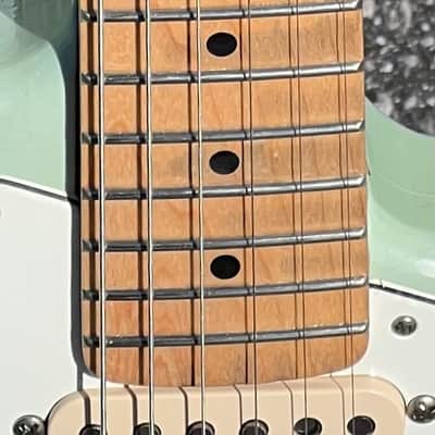 Echopark 54/64 Stratocaster W/OHSC Surf Green Relic Maple Strat image 4