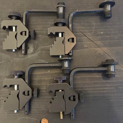 4x Shure A56D Universal Drum Mic Mount Clamp - Black - SET OF 4 image 5