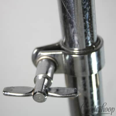 Ludwig 70s Double-Tom Drum Clip Mount Hercules Tube-Leg Tripod Blue/Olive Chrome image 4