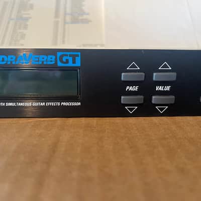Alesis QuadraVerb GT NOS 20k Bandwidth Simultaneous Guitar Effects Processor with original box, paperwork, power supply and purchase receipt image 4