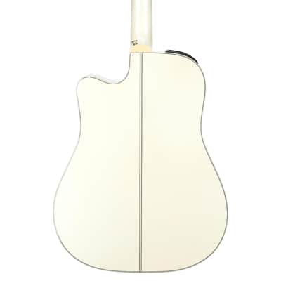 Takamine GD37CE Acoustic-Electric Guitar (with Gig Bag), Pearl White image 7
