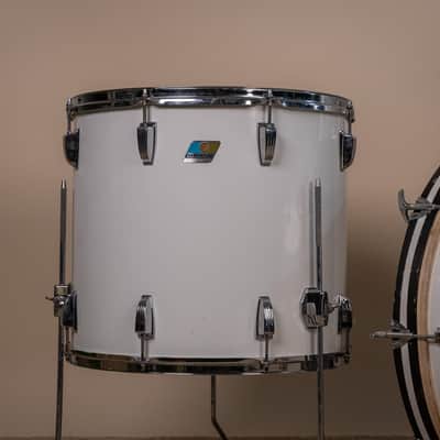 1980s Ludwig White Cortex Drum Set 14x24 13x14 16x18 image 2