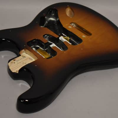 2021 Fender American Ultra Stratocaster Body 2-Tone Sunburst image 3