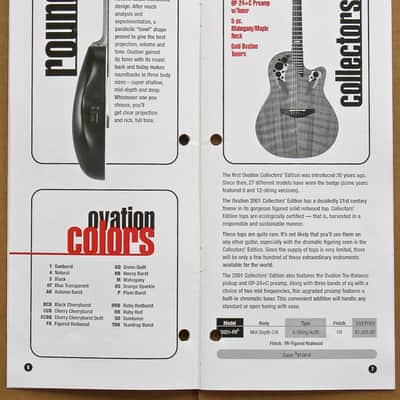 Ovation Catalog 1999 image 8
