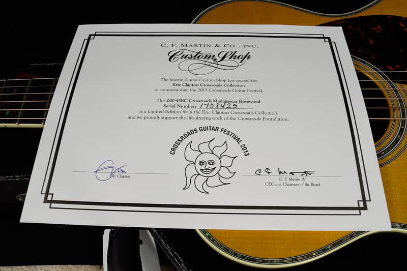 Martin Custom Shop Eric Clapton Signature 000-45EC Crossroads Madagascar Rosewood image 6
