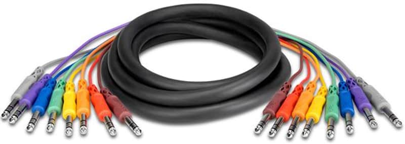 Hosa CSS-802 Balanced Snake 1/4" TRS 2 Meters image 1