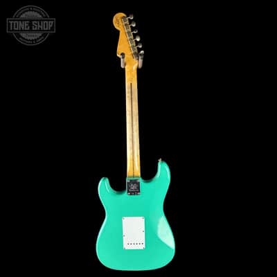 Fender Custom Shop 70th Anniversary 1954 Stratocaster Journeyman Relic Seafoam Green w/case image 8