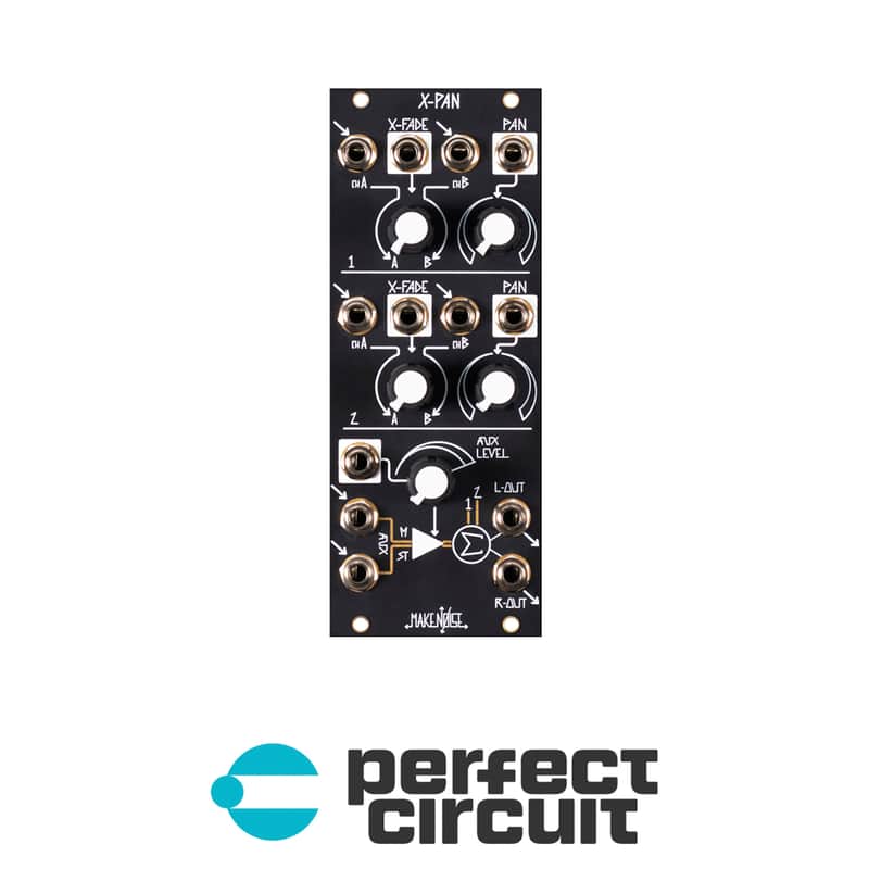 Make Noise X-PAN Stereo Mixer + Crossfader image 1