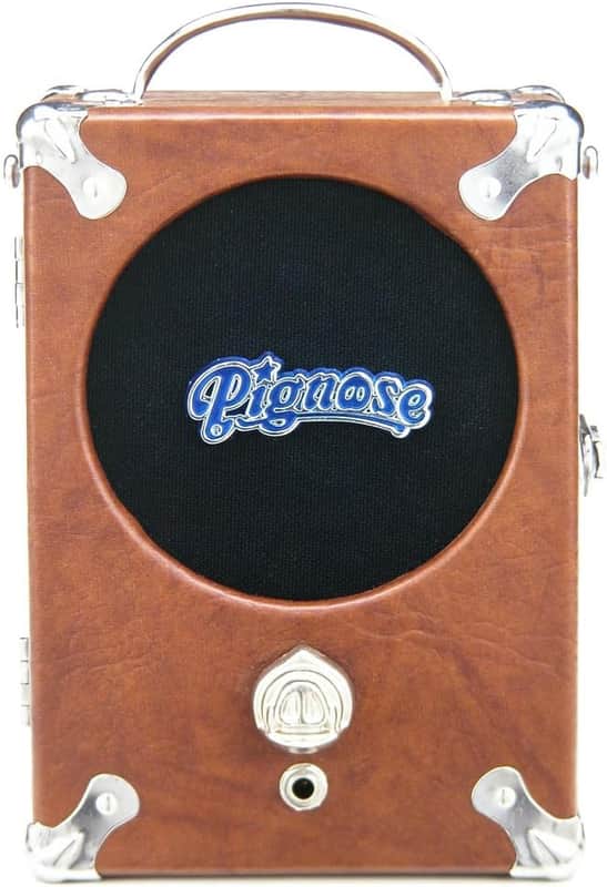 Pignose 7-100 Portable Combo Amp - Classic Brown Pigskin Style Vinyl image 1