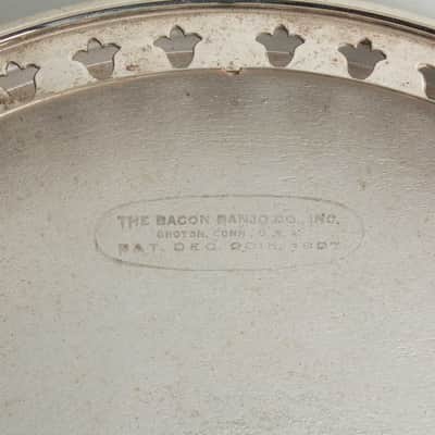 Bacon & Day  Style C Mandolin Banjo (1928), ser. #26343, original black hard shell case. image 14