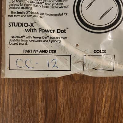 NOS Aquarian Classic Clear 12" Tom Drum Head CC-12 IN SEALED FACTORY BAG image 3