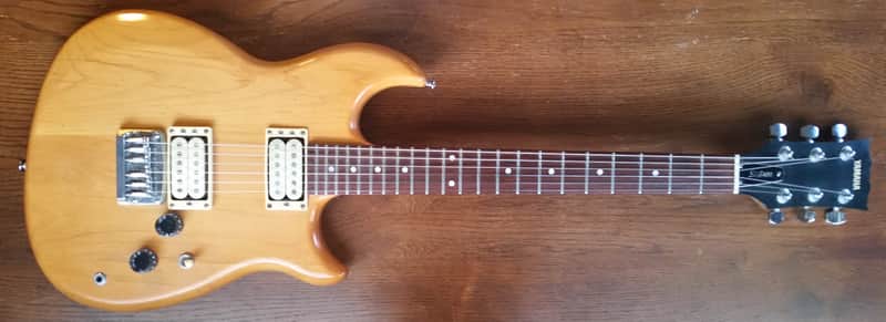 Vintage 1981 MIJ Yamaha SHB 400 Electric Guitar w/ Natural Finish image 1