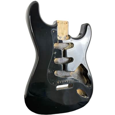 Fender Japan Stratocaster Body - Black image 2