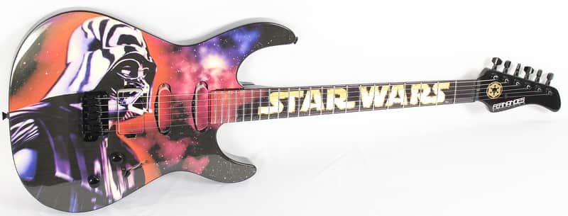 Fernandes Retrorocket Star Wars Guitar Collection Darth Vader | Reverb