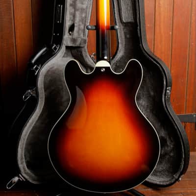 Eastman T386 Semi-Hollowbody Electric Guitar Sunburst image 12