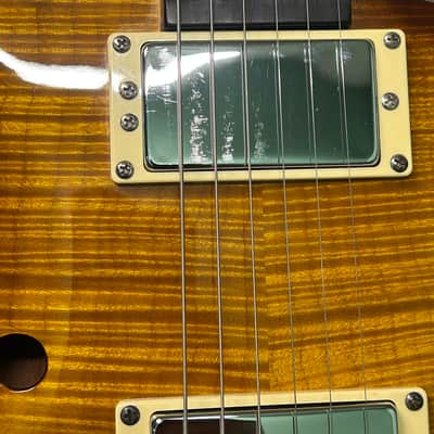 Carvin SH575 Semi-Hollow Electric Synth Access Guitar Piezo w/ Case #2818 image 9