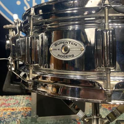 Rogers - 5x14" "Superten" Snare Drum 1973–1975 - Chrome image 11