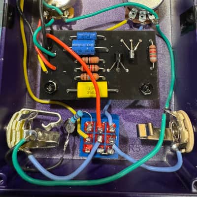 Dunlop JHF1 In Pedalboard friendly enclosure with BC183L transistors modded by Stolhand Pedals image 2