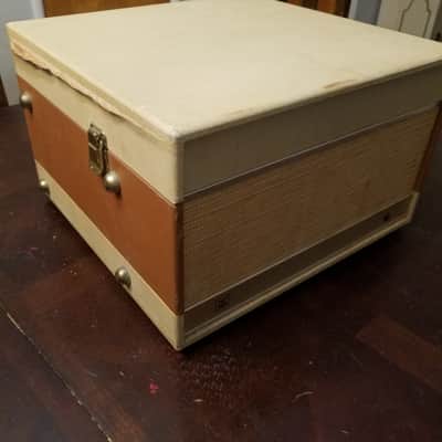 Voice of Music 168 Stereo Twin Amplifier WORKS Tube Combo Amp 8810 and AlNiCo speakers 1960 Tan Brown image 7